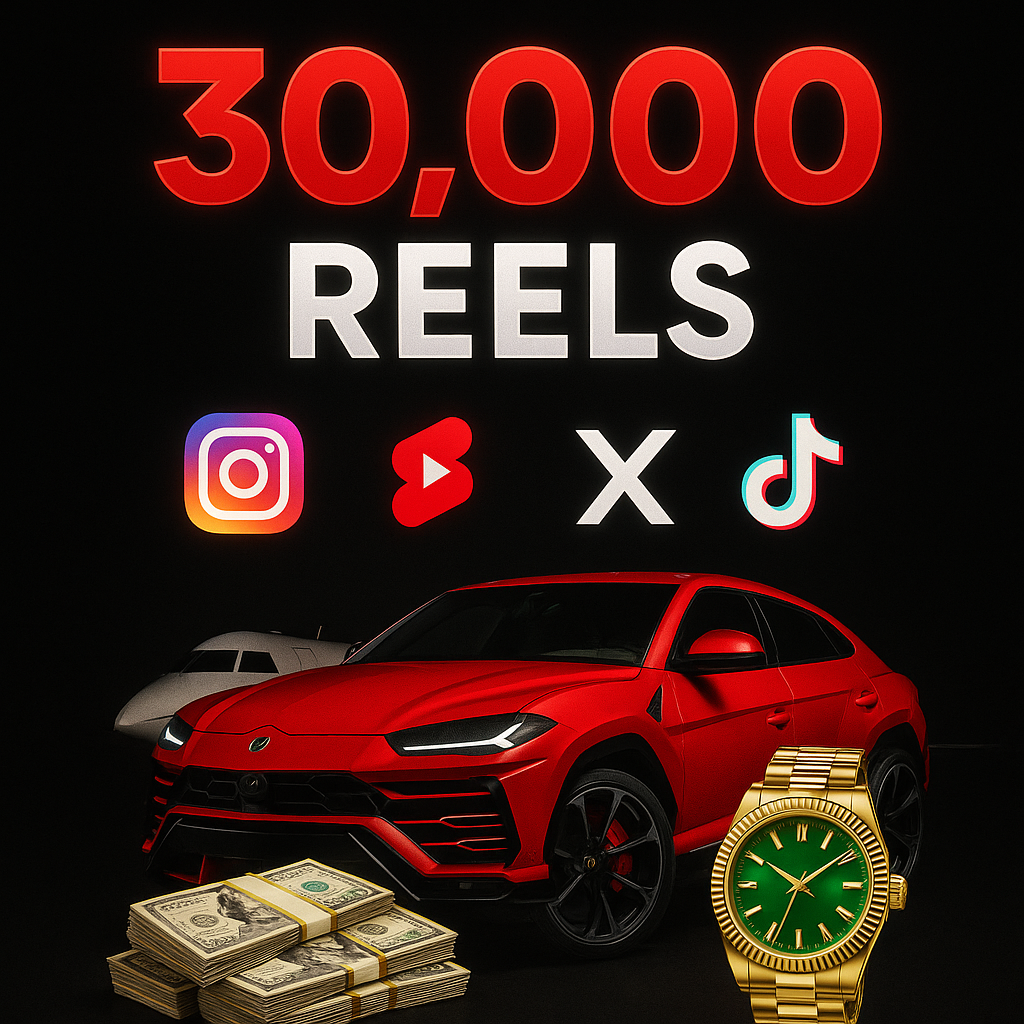 30K + Ultimate Viral Reels Pack: All the Trending Niches in One Bundle
